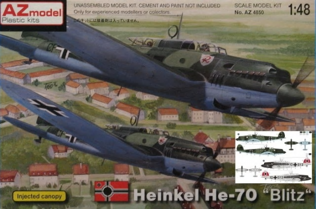 AZ-Model 4850 Heinkel He-70 