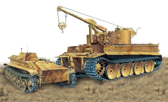 Dragon 6865 Bergepanzer Tiger I mit Borgward IV