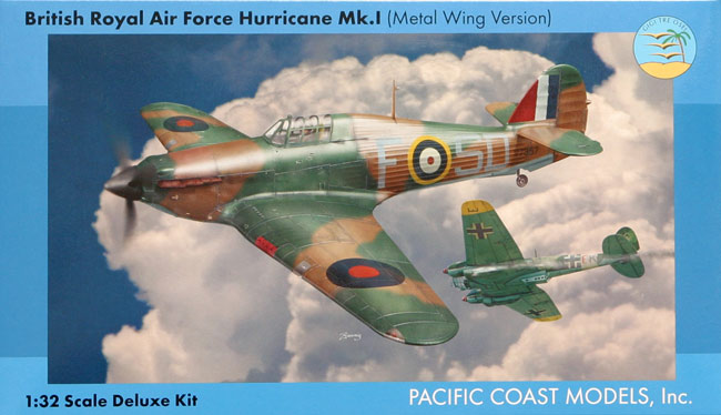 PACIFIC COAST MODELS 32012 - 1/32 Hurricane MK.I Battle of Britain version w/metal wings