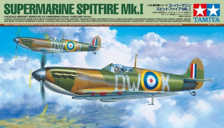 Tamiya 61119 Supermarine Spitfire Mk.I 